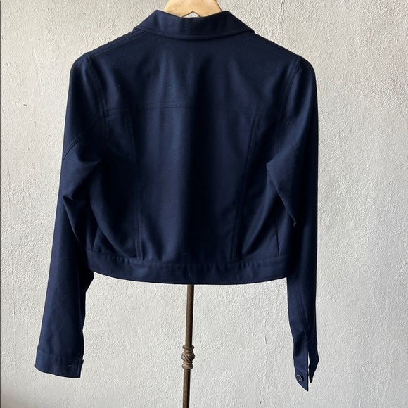 Ralph Lauren Collection Purple Label Cropped Jacket Size 8 - Picture 5 of 8